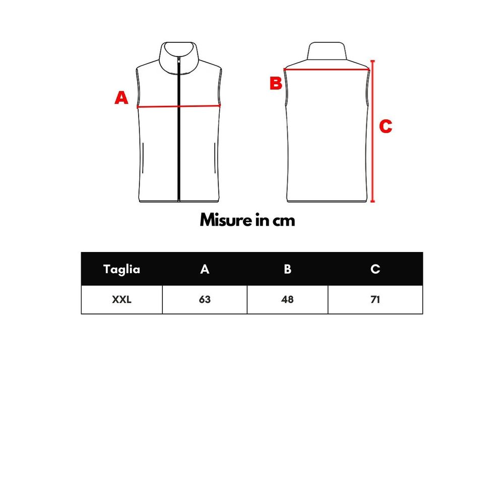 Paul & Shark Blue Polyester Sleeveless Jacket