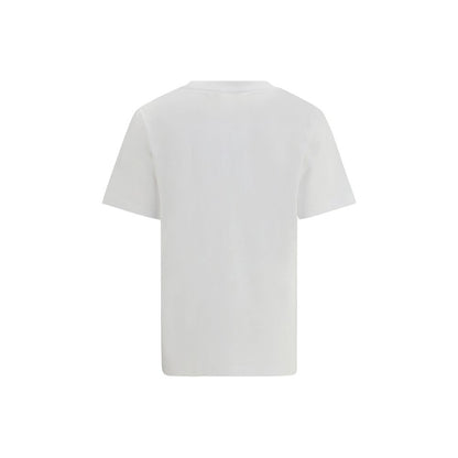 Marni White Cotton T-Shirt - Oversized Style with Signature Logo