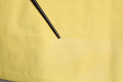 Nine In The Morning Yellow Tapered Mid Waist Denim Trouser Jeans