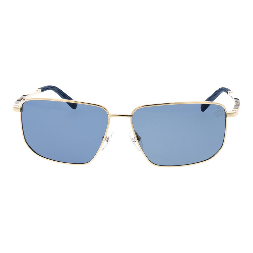 Timberland Men's Gold Metal Sunglasses – Polarized Grey Lenses