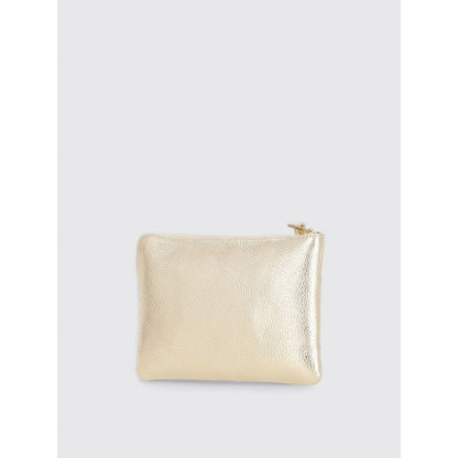 Coccinelle Gold Leather Clutch Bag: Effortless Elegance