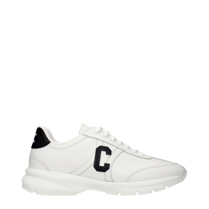 Celine White Leather Athletic Sneakers