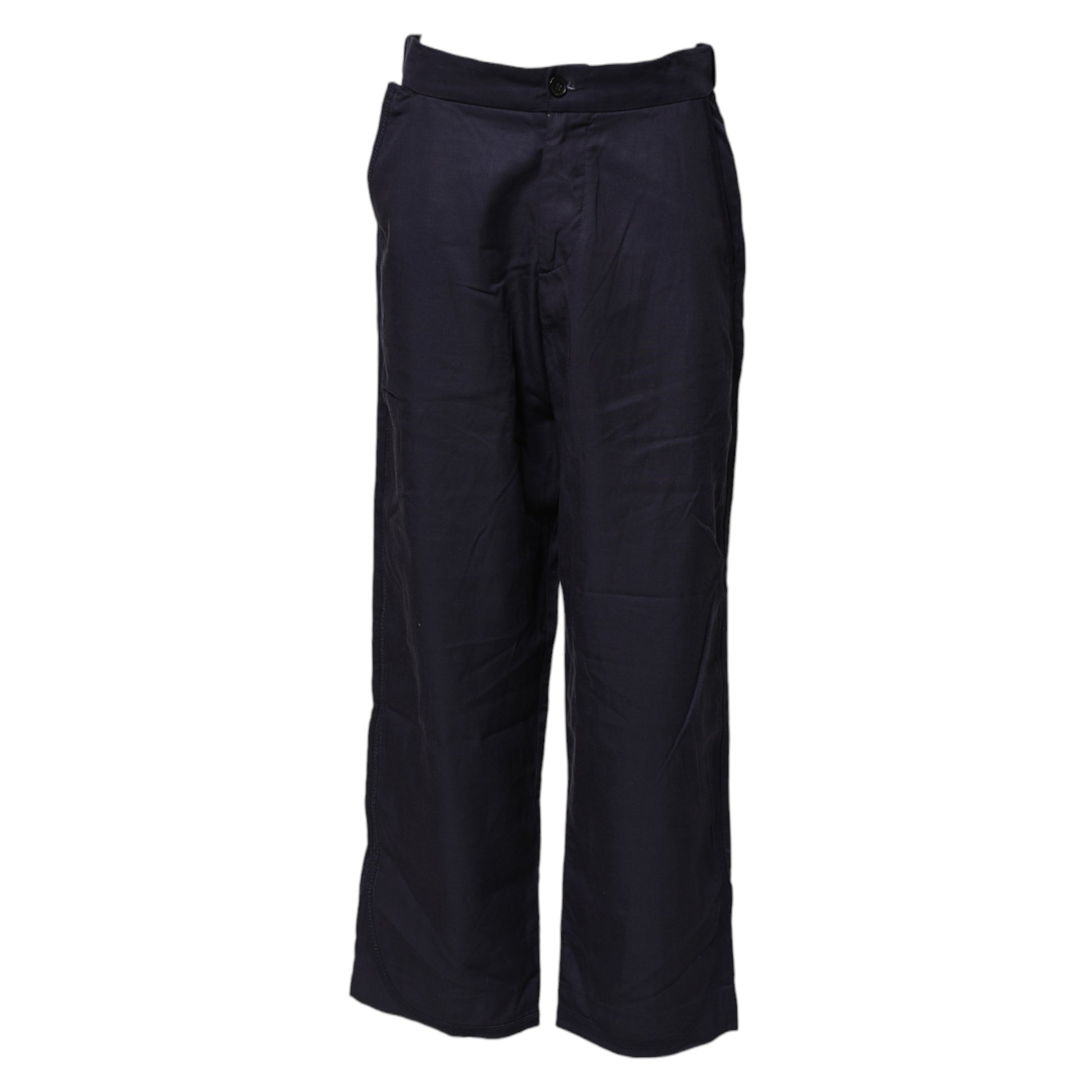 Levi's Navy Blue Straight High Waist Chino Casual Trouser Pants