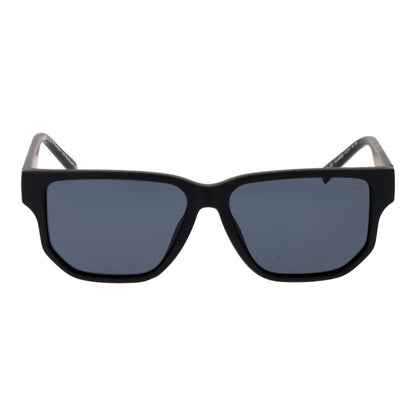 Timberland Unisex Sunglasses – Black Stainless Steel Frame, Grey Lenses