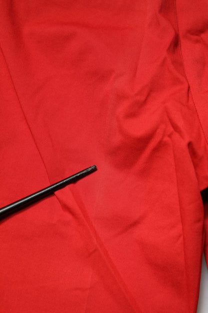 PT Torino Red Flared Mid Waist Chino Casual Trouser Pants