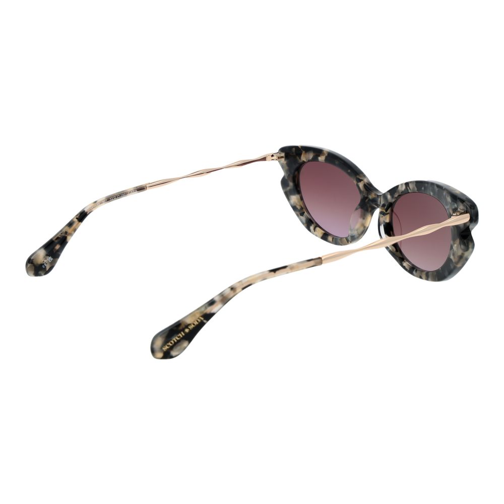 Scotch & Soda Multicolor Acetate Cat Eye Sunglasses
