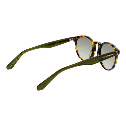 Scotch & Soda Unisex Sunglasses – Multicolor Full-Rim Frame, Green Gradient Lenses
