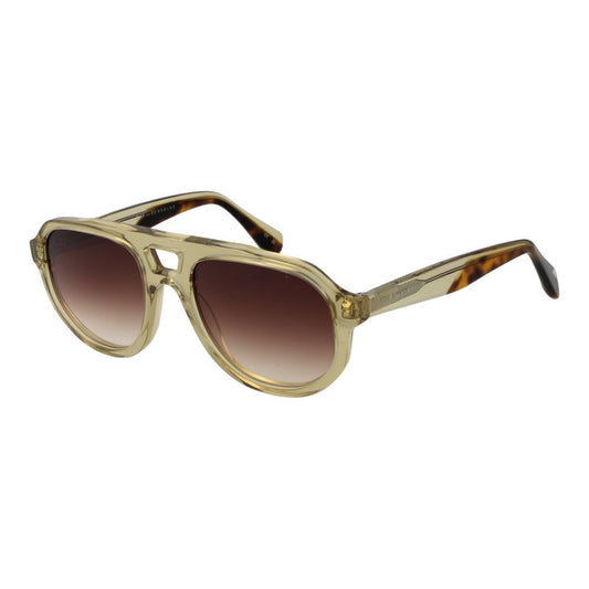 Ted Baker Men’s Sunglasses – Olive Aviator Frame, Brown Gradient Lenses