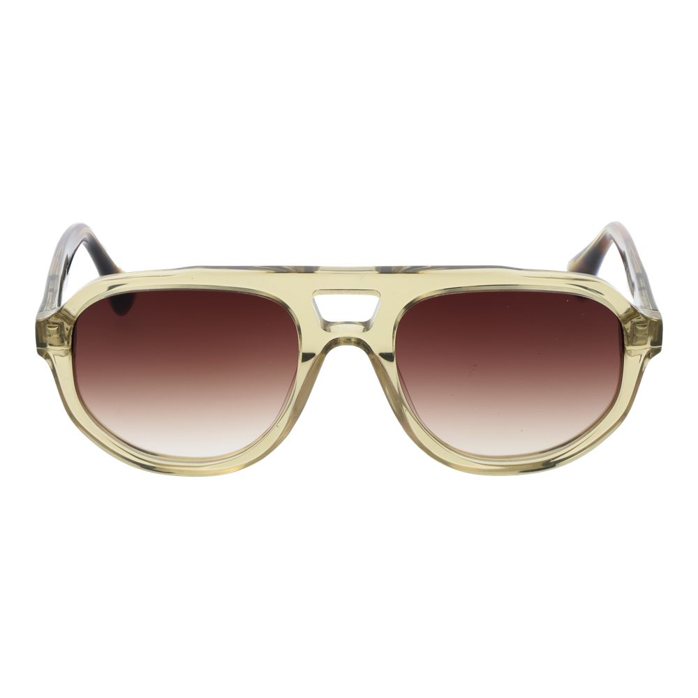 Ted Baker Men’s Sunglasses – Olive Aviator Frame, Brown Gradient Lenses