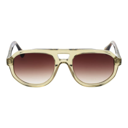 Ted Baker Men’s Sunglasses – Olive Aviator Frame, Brown Gradient Lenses