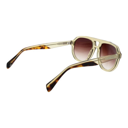 Ted Baker Men’s Sunglasses – Olive Aviator Frame, Brown Gradient Lenses