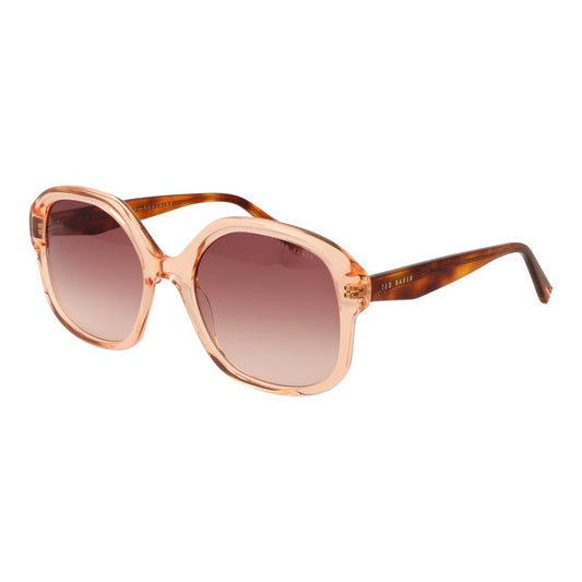 Ted Baker Women’s Sunglasses – Rose Acetate Frame, Brown Gradient Lenses