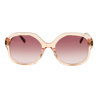 Ted Baker Women’s Sunglasses – Rose Acetate Frame, Brown Gradient Lenses
