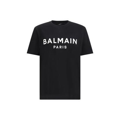 Balmain Black Cotton T-Shirt - Bold Luxury Statement