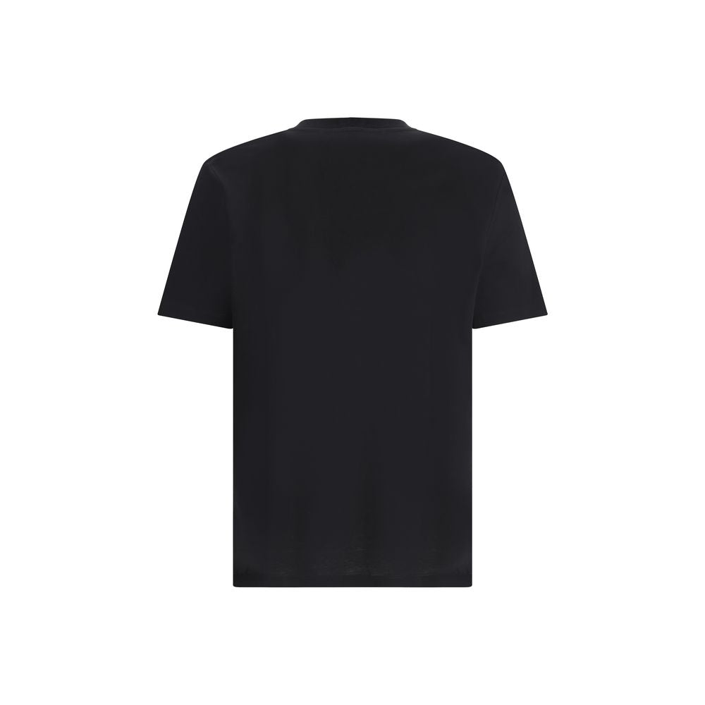 Balmain Black Cotton T-Shirt - Bold Luxury Statement