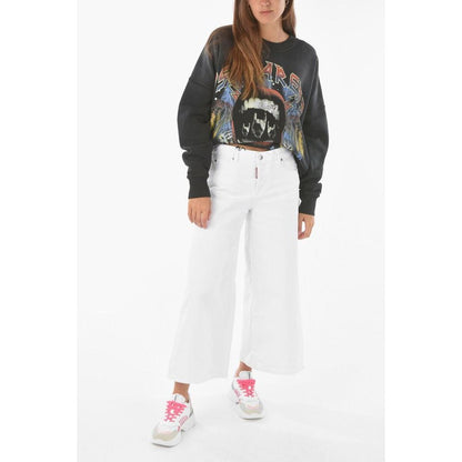 Dsquared² Light Wash Medium Waist Cotton Jeans