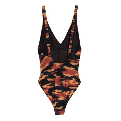 Dries Van Noten Multicolor Polyester One-Piece Swimsuit ‘Goyas’