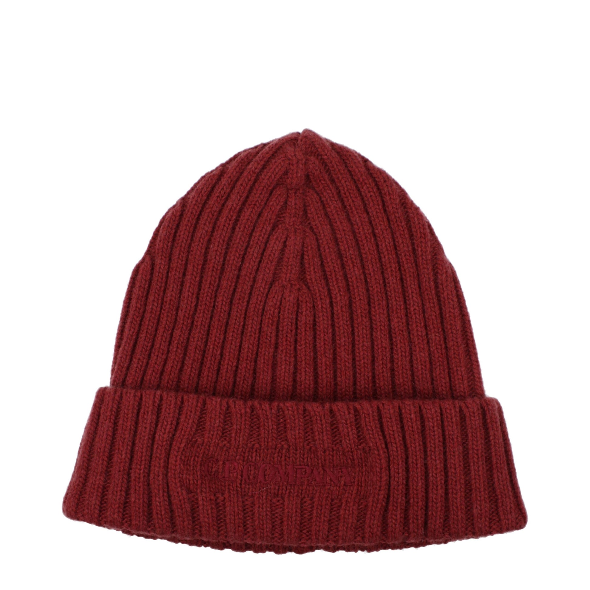 C.P. Company Red Wool Beanie