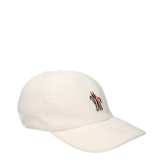 Moncler White Baseball Cap