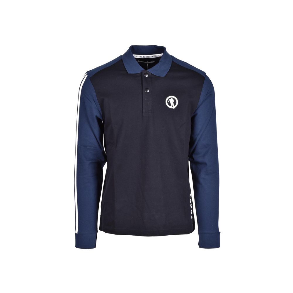 Bikkembergs Blue Cotton Polo Shirt for Men