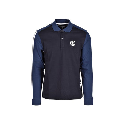 Bikkembergs Blue Cotton Polo Shirt for Men