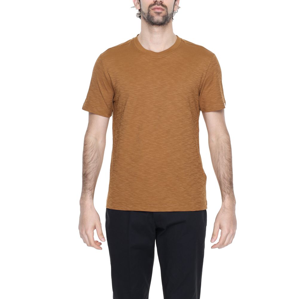 Liu Jo Brown Cotton T-Shirt for Men