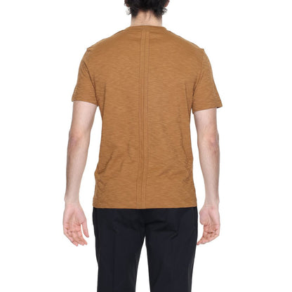 Liu Jo Brown Cotton T-Shirt for Men