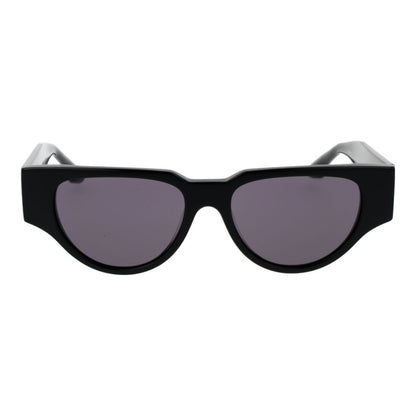 Trussardi Women’s Sunglasses – Black Acetate Frame, Grey Lenses