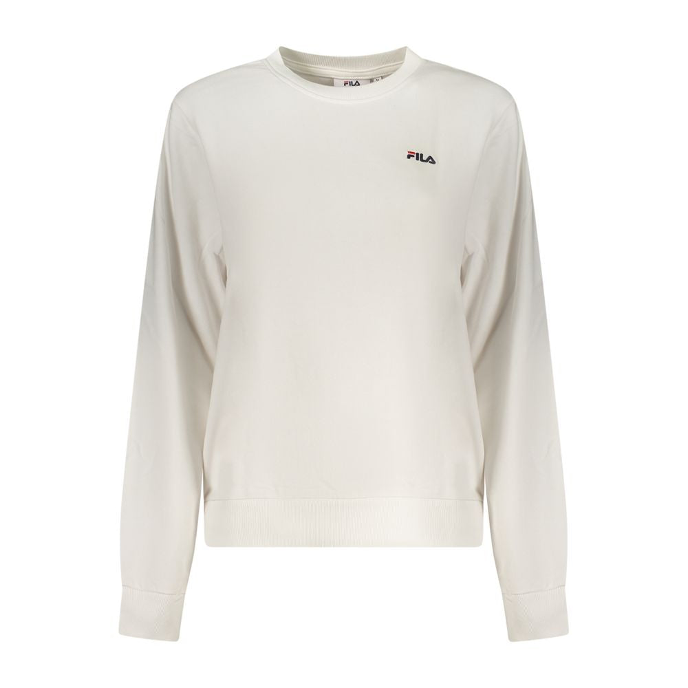 Fila White Cotton Women's Sweatshirt - LIERNA