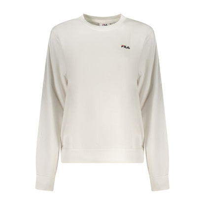 Fila White Cotton Women's Sweatshirt - LIERNA