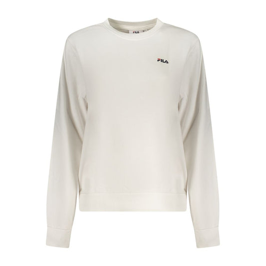 Fila White Cotton Women's Sweatshirt - LIERNA