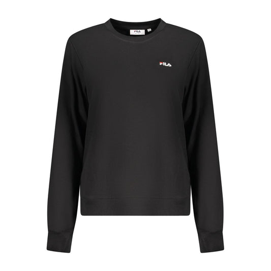 Fila Black Cotton Women Sweatshirt - Lierna