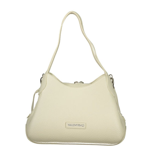Mario Valentino Nero Leather-Finish 2-Handle Shoulder Bag
