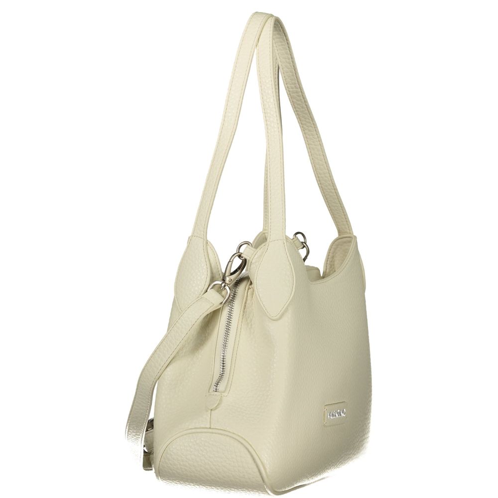 Mario Valentino Nero Leather-Finish 2-Handle Shoulder Bag