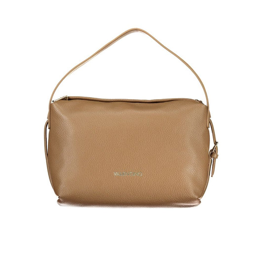 Mario Valentino Marrone Leather-Finish Women’s Shoulder Bag