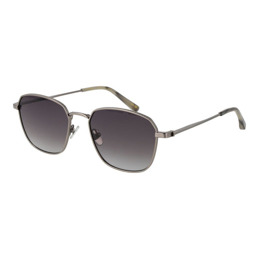 Ted Baker Men's Gray Metal Sunglasses – Gunmetal Full-Rim Frame with Grey Gradient Lenses