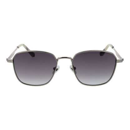 Ted Baker Men's Gray Metal Sunglasses – Gunmetal Full-Rim Frame with Grey Gradient Lenses