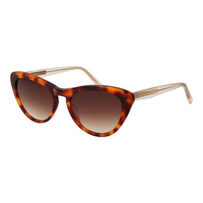 Ted Baker Women’s Sunglasses – Multicolor Cat Eye Frame, Brown Gradient Lenses