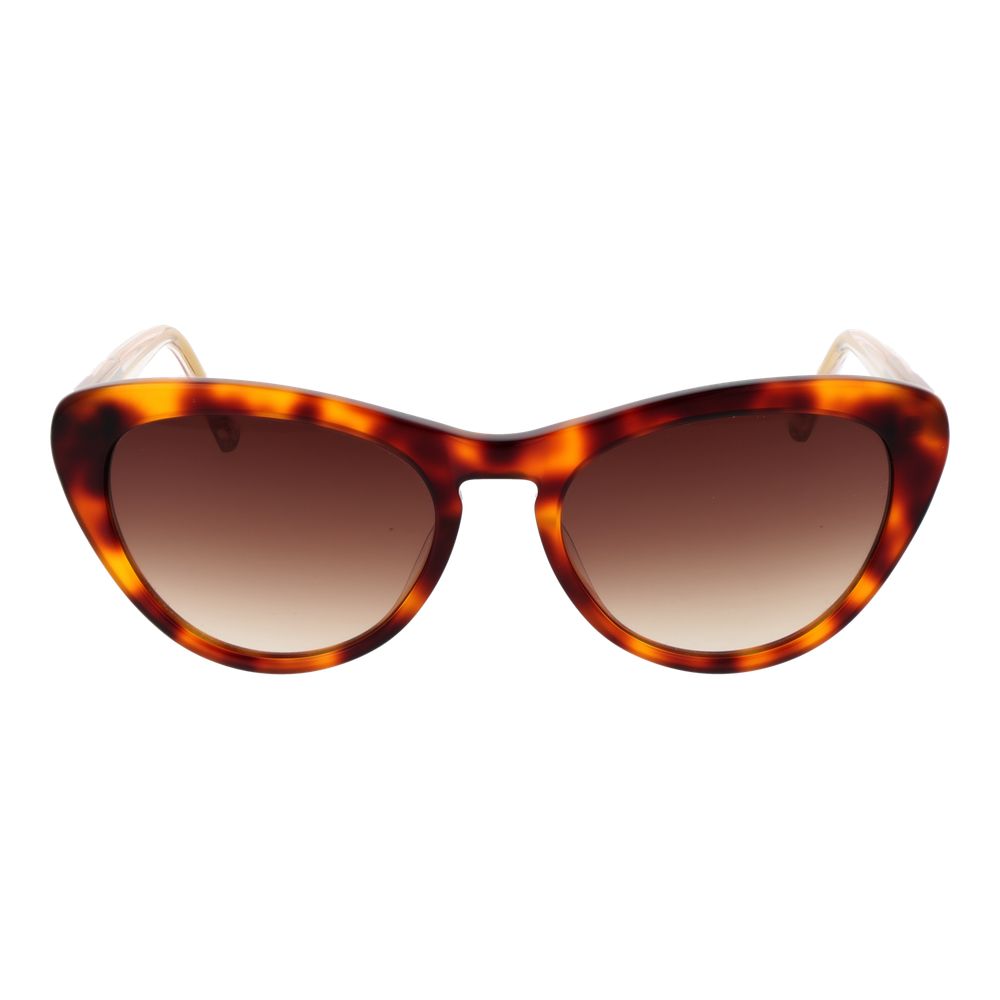 Ted Baker Women’s Sunglasses – Multicolor Cat Eye Frame, Brown Gradient Lenses