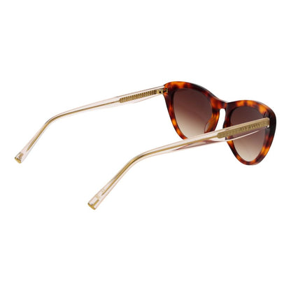 Ted Baker Women’s Sunglasses – Multicolor Cat Eye Frame, Brown Gradient Lenses