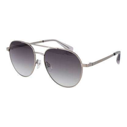 Ted Baker Men’s Sunglasses – Gunmetal Aviator Frame, Grey Gradient Lenses