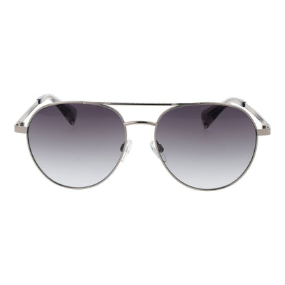 Ted Baker Men’s Sunglasses – Gunmetal Aviator Frame, Grey Gradient Lenses