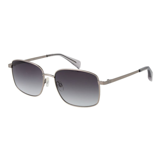 Ted Baker Unisex Sunglasses – Grey Metal Frame, Gradient Lenses