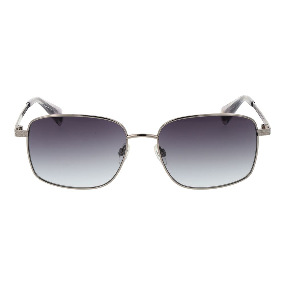 Ted Baker Unisex Sunglasses – Grey Metal Frame, Gradient Lenses