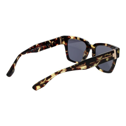 Trussardi Men’s Sunglasses – Brown Square Frame, Grey Lenses