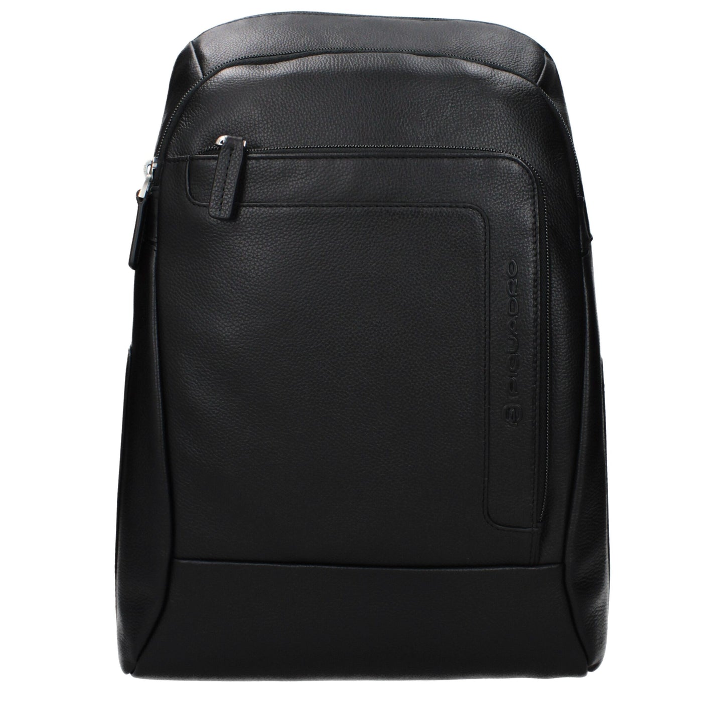 Piquadro Black Leather Backpack - Elegant and Functional Design