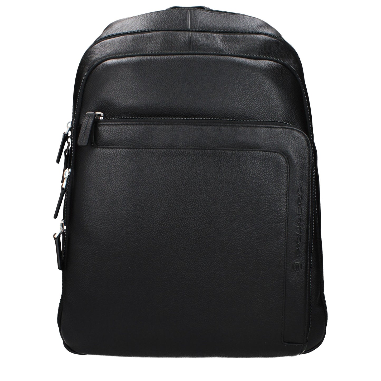 Piquadro Black Leather Backpack - Stylish and Functional