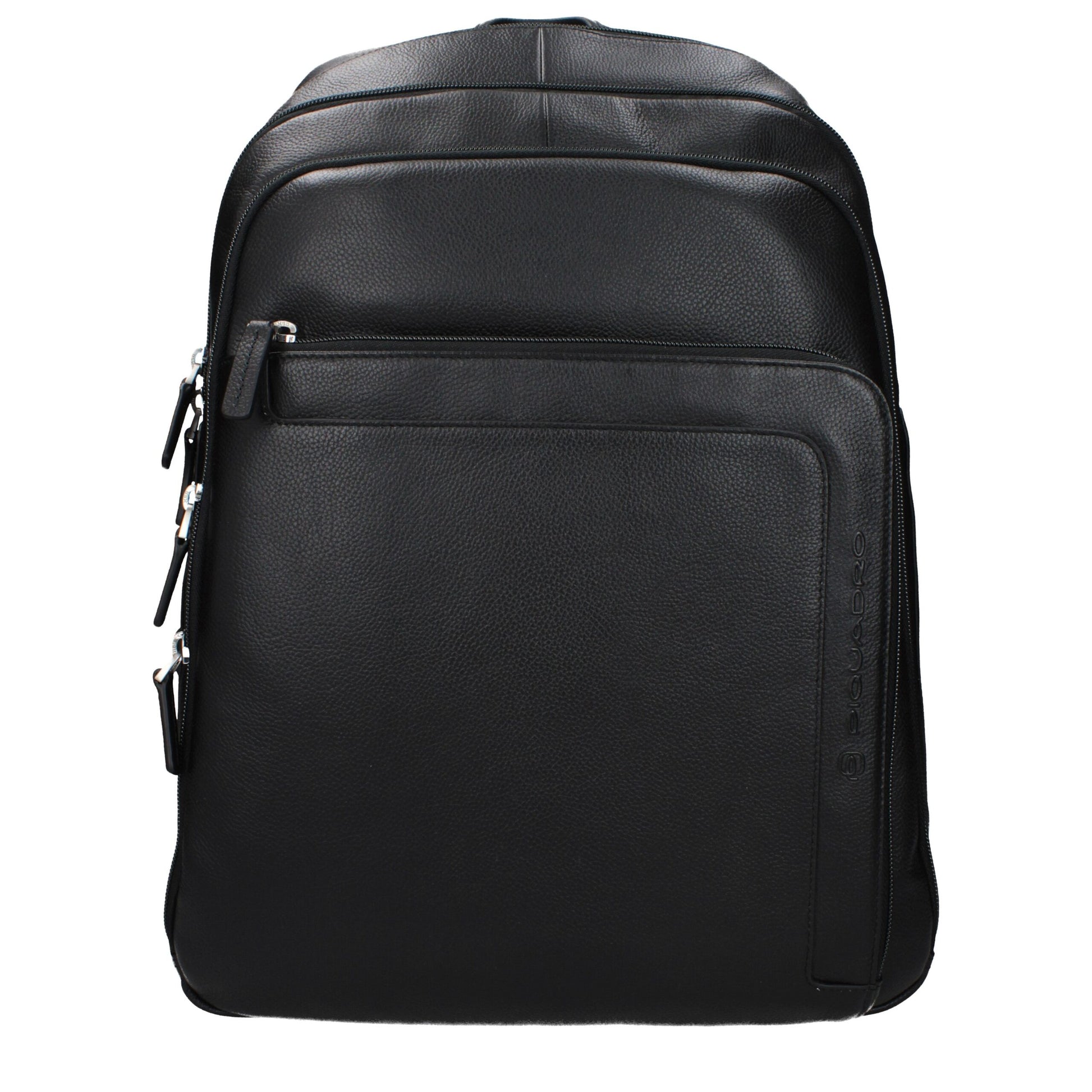 Piquadro Black Leather Backpack - Stylish and Functional