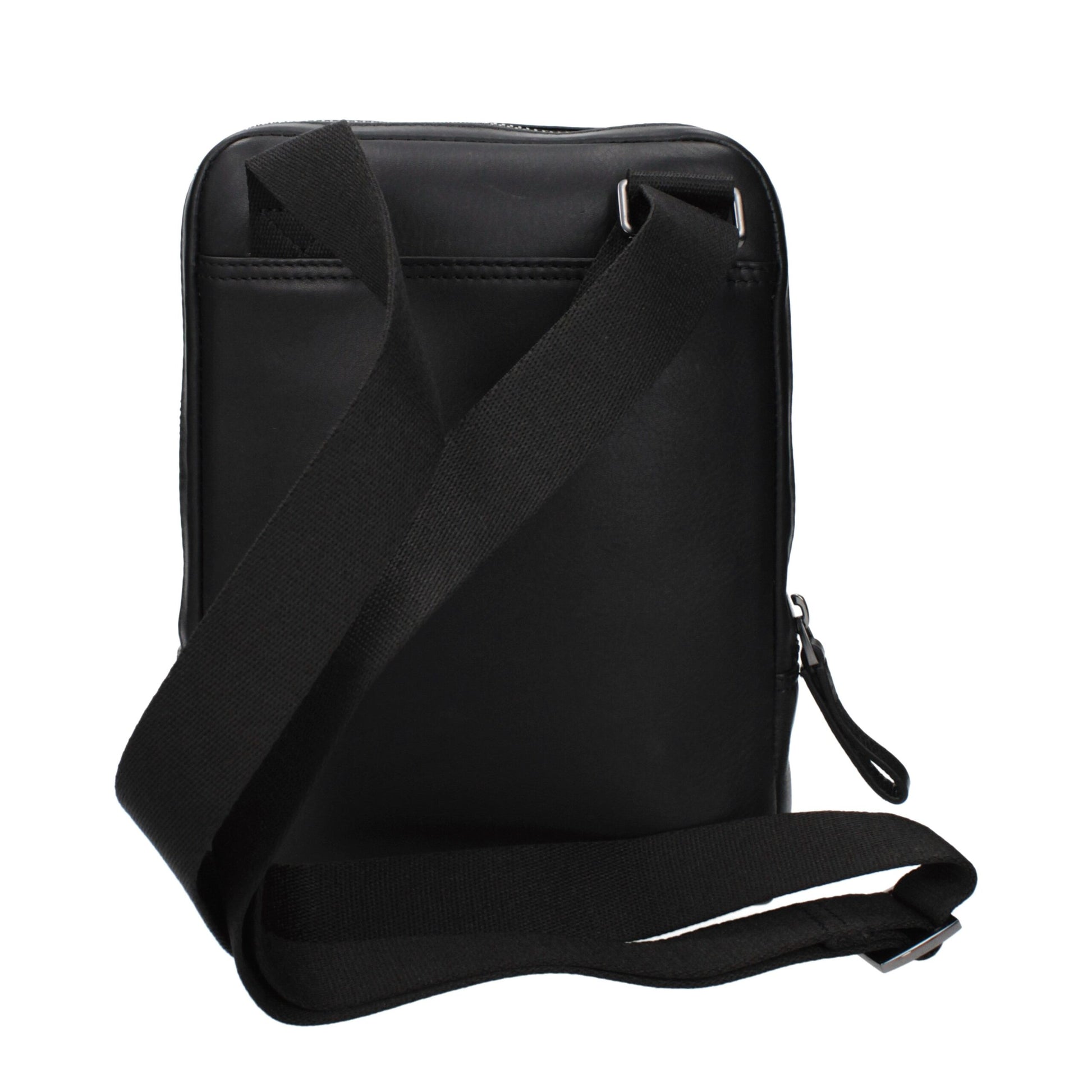 Piquadro Black Leather Crossbody Bag - Stylish and Functional Accessory