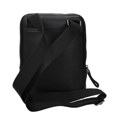 Piquadro Black Leather Crossbody Bag - Stylish and Functional Accessory